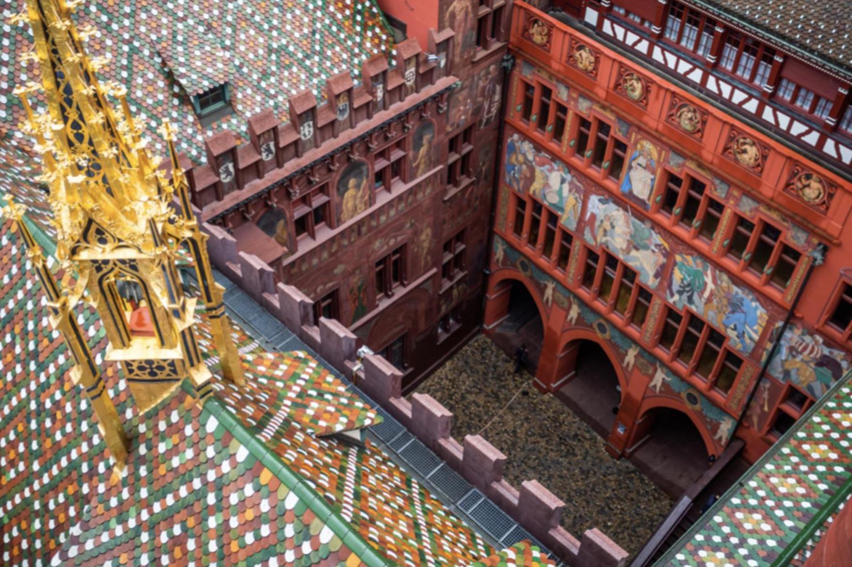 City Center Rooftop Balcony-Studio At Town Hall Basilea Exterior foto